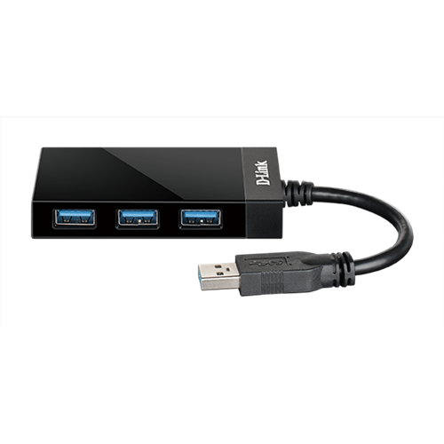 D-Link 4-Port SuperSpeed USB 3.0 Portable Hub DLink